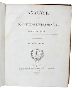 Analyse des Équations Déterminées. Premiere Partie (Livre Premiere- Deuxieme, all published).