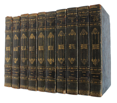 Oeuvres complétes de Buffon mises en Ordre et précédées d'une notice historiques par M.A. Richard suivies de deux Volumes sur les Progrès des Sciences ...