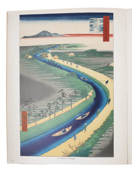 Hiroshige 1797 - 1858 dessins . aquarelles . estampes. Exposition du Juin au Juillet 1955.. "HIROSHIGE -