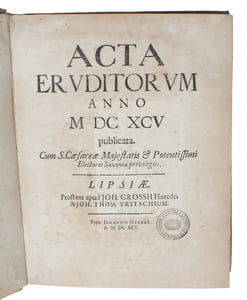 Specimen Dynamicum (+) Notatiuncula Constructiones Lineae in qua Sacoma aequilibrium cum pondere moto faciens incedere debet. Et quaedam de Quadraturis (+) Resposio ad nonnullas Difficultates a Bern. Nieuwentüt circa Methodum differentialem motas (+) ... - [FIRST PUBLICATION OF THE ""BERNOULLI EQUATION"".]