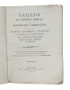 Saggio di Filosofia Morale e di Metematica Elementaire che il Signor Filippo Salimbeni Veronese si propone di dare pubblicamente nel collegio ...