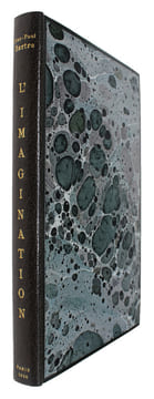 L'Imagination. - [SARTRE'S FIRST BOOK - EXQUISITELY BOUND BY MIGUET]. "SARTRE, JEAN-PAUL.