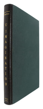 L'Imagination. - [SARTRE'S FIRST BOOK - EXQUISITELY BOUND BY MIGUET]. "SARTRE, JEAN-PAUL.