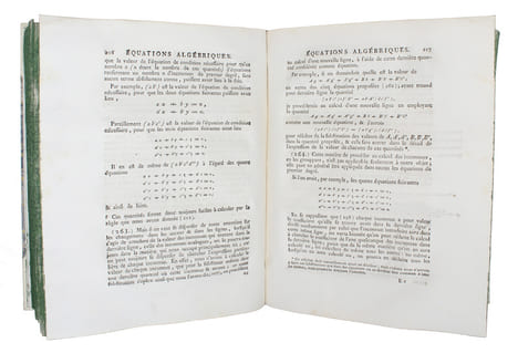 Théorie Générale des Équations algebraiques.. "BÉZOUT, (ÉTIENNE). - BÉZOUT'S THEOREM.