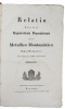 Relatio excelsae Regnicolaris Deputationis in re metallico Montanistica Regni Hungariae Articulo 9. 1827. exmissae. Editio Secunda.. MINING INDUSTRY ...