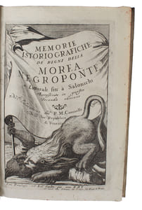 Memorie istorio grafiche de Regni della Morea Negroponte e Littorali fin á Salonichi. Aceresciute in guesta Seconda edizione. - [THE RECONQUEST OF PELOPONNESE (MOREA).]