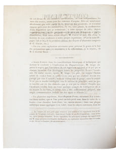 Le Daguerréotype. (Seance du Lundi 19 Aout 1839). (+ Daguerre:) Des procédés photogéniques comme moyens de gravure - Lettre de M. Daguerre à M. Arago. (Séance du Lundi 20 Septembre 1839).