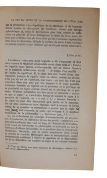 De la grammatologie. - [THE MAIN WORK OF DECONSTRUCTION - MAGNIFICENT PRESENTATION-COPY]. "DERRIDA, JACQUES.