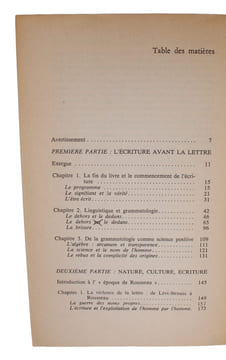 De la grammatologie. - [THE MAIN WORK OF DECONSTRUCTION - MAGNIFICENT PRESENTATION-COPY]. "DERRIDA, JACQUES.