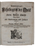 Vollständiger Lehrbegriff der Optik nach Herrn Robert Smiths Englischen mit Aenderungen und Zusätzen ausgearbeitet von Abraham Gotthelf Kästner.. ...