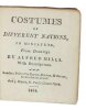 Costumes of different Nations, in Miniatures, from Drawings by Alfred Mills. With descriptions.. "MILLS, ALFRED (ILLUSTR.). - ""MINIATUREBOOK""