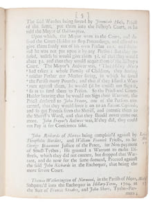 A Brief Account of Some Severe Prosecutions in the Court of Exchequer, against Several of the People called Quakers, for Non-Payment of Tythes : Notwithstanding that Provision is made for the more easie Recovery thereof, by Two Late Acts. Humbly prese...