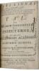 Tal, om Märkwärdigheter uti insecterne, hållt för Wettenscaps Academien uti Auditorio Illustri på första Præsidentskapet aflades 1739. D. 3. October. ...