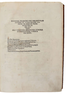 De Rerum Praenotatione libri novem. Pro veritate religionis/ contra superstittiosas vanitates editi. [Opera aurea & bracteata / Liber imaginatinis]. + ...