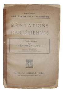 Méditations Cartésiennes. Introduction a la phénoménologie. - [INTRODUCING EPOCHÉ - PRESENTATION-COPY]