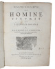 De Homine Figuris et latinate donatus a Florentio Schuyl, Inclytæ Urbis Sylvæ Ducis Senatore, & ibidem Philosophiæ Professore. - [THE FIRST TEXTBOOK ...