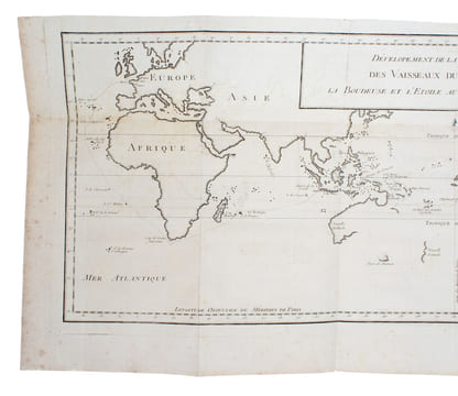 Voyage autour du Monde, par la Frégate du Roi La Boudeuse et la Flûte L'Étoile" en 1766, 1767, 1768 & 1769.. (BOUGAINVILLE, LOUIS ANTOINE de).