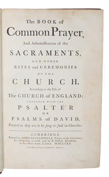The Book of Common Prayer, and Administrations of the Sacrements, and other Rites and Ceremonies of the Church, According to the Use of The Church of ...