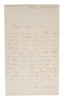 Egenhændigt brev, til ""Frøken Agnes Lunn"", signeret ""Anna Ancher"". - [ORIGINALT HÅNDSKREVET OG SIGNERET BREV FRA ANNA ANCHER]. "ANCHER, ANNA,