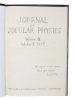 Journal of Jocular Physics. Volume III. October 7, 1955. - [""THIS IS THE ATOM THAT BOHR BUILT""]. "(BOHR, NIELS).
