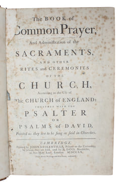 The Book of Common Prayer, and Administration of the Sacraments, and other Rites and ceremonies of the Church, according to the Use of The Church of ...