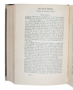 Der Tod in Venedig. Novelle. [In: Die Neue Rundschau. XXIIIter Jahrgang der freien Bühne]. - [TRUE FIRST APPEARANCE OF ""THE DEATH IN VENICE""]. ...