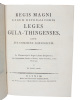 Regis Magni legum reformatoris Leges Gula-Thingenses, sive commune Norvegicum. Ex Manuscripti legati Arna-Magnæani, cum interpretatione Latina et ...