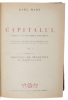 Capitalul. Critica Economiei Politice. - [FIRST ROMANIAN TRANSLATION OF 'DAS KAPITAL']. MARX, KARL. 