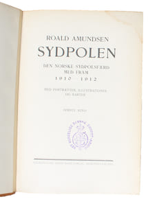 Sydpolen. Den Norske Sydpolsfærd med Fram 1910-1912. 2 Bd.