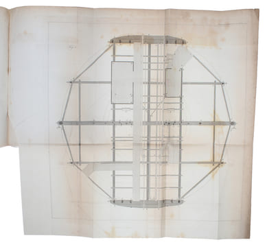Description of a Forty-Feet Reflecting Telescope. - [HERSCHEL'S FAMOUS 40-FOOT TELESCOPE]. "HERSCHEL, WILLIAM.