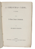 A Christmas Carol. In Prose. Being A Ghost Story of Christmas.. "DICKENS, CHARLES.