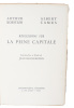 Réflexions sur la peine capitale. Introduction et Étude de Jean Bloch-Michel.  - [NR. 43 OF 260 NUMBERED COPIES]. "CAMUS, ALBERT and ARTHUR KOESTLER.