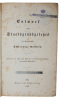 Entwurf eines „Staatsgrundgesetzes für die Herzogthümer Schleswig = Holstein (Arbeit der am 24sten Juli 1848 von der provisorischen Regierung ...