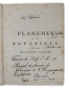Planches de Botanique. Septieme Partie.. "ENCYCLOPÉDIE PANCKOUCKE - JEAN -BAPTISTE LAMARCK.