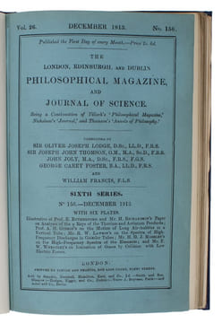 The High-Frequency Spectra of the Elements, I-II. - [ESTABLISHING ORDER IN THE PERIODICAL TABLE OF ELEMENTS  - PMM 407]. "MOSELEY, H.G.J. 