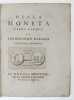 Della moneta libri cinque. Edizione seconda. - [""THE BEST OF THE MANY TREATISES PUBLISHED IN ITALY ON MONEY""]. "GALIANI, FERDINANDO.