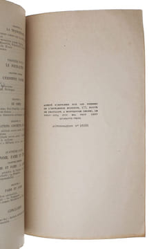L'être et le néant. Essai d'ontologie phénoménologique. - [THE MAIN WORK OF EXISTENTIALISM - FIRST PRINTING, REVIEW-COPY]. "SARTRE, J.-P.