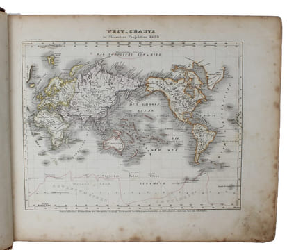 Composite atlas consisting of 129 maps from ""Meyer’s Groschen-Atlas"", ""Meyer’s Zeitungs-Atlas"", ""Meyer’s Zeitungs und Groschen-Atlas"" and ...