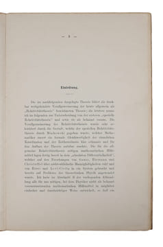 Die Grundlage der allgemeinen Relativitätstheorie. (i.e. The foundation of the General Theory of Relativity). - [TRANSFORMING THE SCIENTIFIC OUTLOOK ...