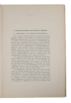 Die Grundlage der allgemeinen Relativitätstheorie. (i.e. The foundation of the General Theory of Relativity). - [TRANSFORMING THE SCIENTIFIC OUTLOOK ...
