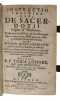 Instructio practica nona De Sacerdotii Origine & Praestantia (+) Compendium Ritualis Pro Administratione Sacramentorum. . LOHNER, TOBIAS.