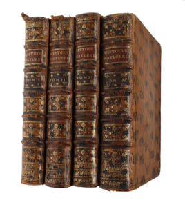 Histoire Naturelle, Générale et Particulière, avec la description du Cabinet du Roy (15 vols.) (+) Supplément à l'Histoire naturelle (6 vols) (+) Histoire naturelle des Oiseaux (9 vols) (+) Quadrupedes Ovipares et des Serpens (2 vols). 32 vols. - [FIRST ""COMPLETE SURVEY OF NATURAL HISTORY IN POPULAR FORM"" - PMM 198]