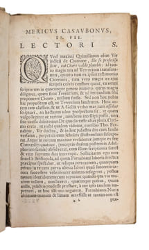 Comoediae sex, ex recensione Heinsiana.. TERENCE (TERENTIUS) (+) THOMAS FARNABII