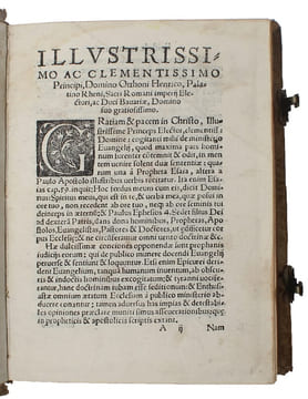 Epistolarum, Tomus primus, continens scripta viri Dei, ab anno millesimo quingentesimo septimo, usque ad annum vicesimum secundum. - [FIRST PRINTING ...