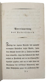Vorlesungen über die Experimental-Physik nach ihrem gegenwärtigen Zustande. 2 vols. - [RARE FIRST GERMAN TRANSLATION]