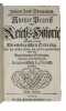 Kurtzer Begriff Der Reichs-Historie, In einer accuraten Chronologischen Ordnung. Dritte auflage. . SCHUMAUSS, JOHANN JACOB.
