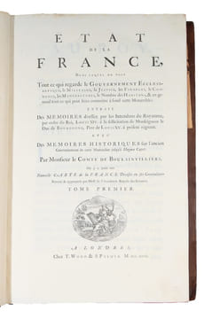 Etat de la France dans lequel on voit tout ce qui regarde le gouvernement ecclésiastique, le militaire, la justice, les finances, le commerce, les ...