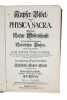 Kupfer-Bibel in welcher die Physica sacra oder geheiligte Natur-Wissenschaft derer in heil. 4 vols. . "SCHEUCHZER, JOHANN JAKOB.