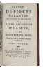 Recueil de Pieces Galantes, en Prose et en Vers. 4 vols.. MADAME LA COMTESSE DE LA SUZE (+) PELISSON.