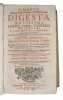 Digesta novissima totius iuris controversi scientiae. 6 parts. . MARTA, GIACOMO ANTONIO.